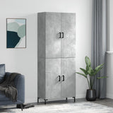 vidaXL Hoge kast 69,5x34x180 cm bewerkt hout sonoma eikenkleurig