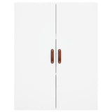 vidaXL Hoge kast 69,5x34x180 cm bewerkt hout betongrijs