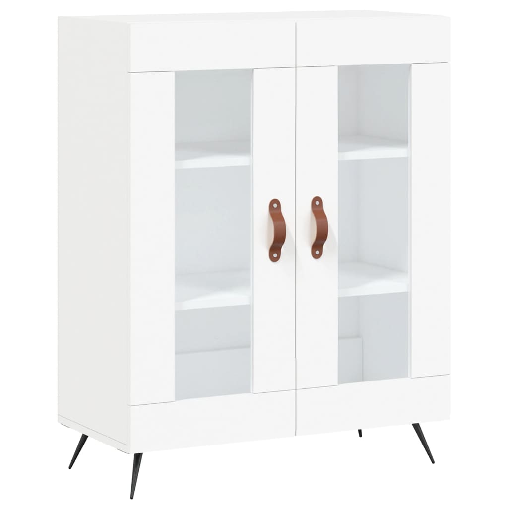 vidaXL Hoge kast 69,5x34x180 cm bewerkt hout betongrijs