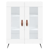 vidaXL Hoge kast 69,5x34x180 cm bewerkt hout betongrijs