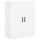 vidaXL Hoge kast 69,5x34x180 cm bewerkt hout wit
