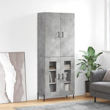 vidaXL Hoge kast 69,5x34x180 cm bewerkt hout wit