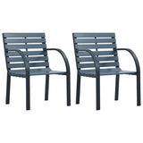 vidaXL Tuinstoelen 2 st massief vurenhout