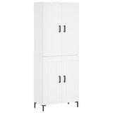 vidaXL Hoge kast 69,5x34x180 cm bewerkt hout sonoma eikenkleurig