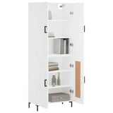 vidaXL Hoge kast 69,5x34x180 cm bewerkt hout sonoma eikenkleurig