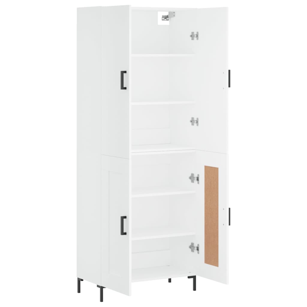 vidaXL Hoge kast 69,5x34x180 cm bewerkt hout sonoma eikenkleurig