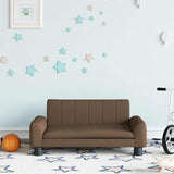 vidaXL Banque d'enfants 70x45x30 cm en tissu crème coloré