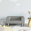 vidaXL Banque d'enfants 70x45x26,5 cm bleu fluweel