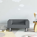 vidaXL Banque d'enfants 70x45x26,5 cm bleu fluweel