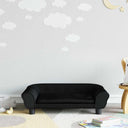 vidaXL Banque d'enfants 100x50x26 cm bleu fluweel
