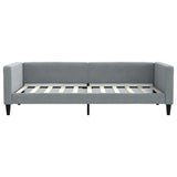 vidaXL Slaapbank 100x190 cm stof donkergrijs