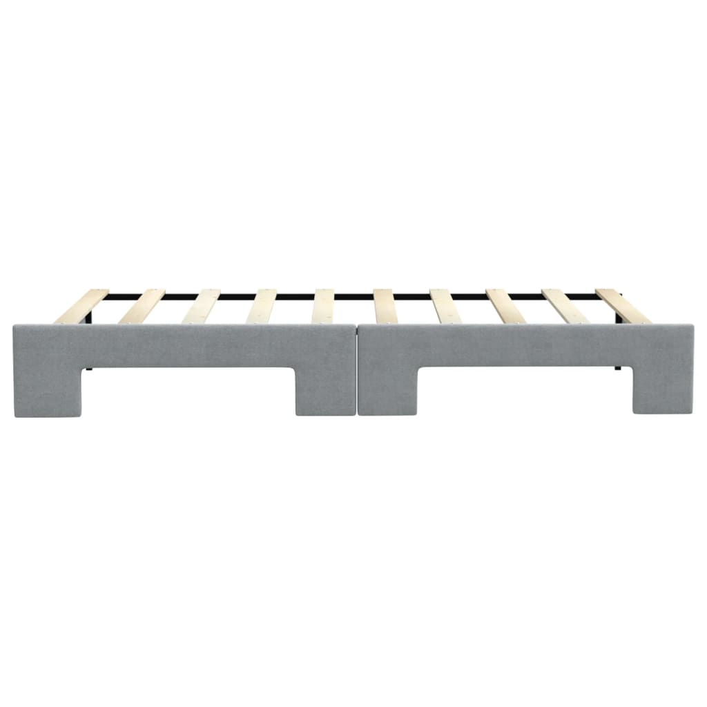vidaXL Slaapbank 100x190 cm stof donkergrijs