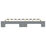 vidaXL Slaapbank 100x190 cm stof donkergrijs