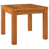 vidaXL Garden Stools 2 pcs with cushions 40x40x42 cm solid acacia wood