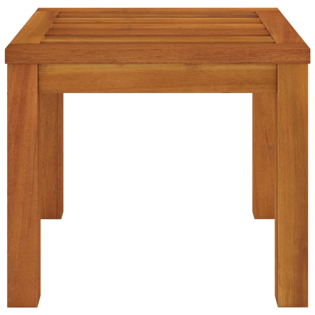 vidaXL Garden Stools 2 pcs with cushions 40x40x42 cm solid acacia wood