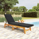vidaXL Ensemble de salon 3 pièces poly rotin et acacia massif