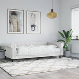 vidaXL Slaapbank met matras 90x200 cm kunstleer zwart