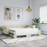 vidaXL Slaapbank met matras 90x200 cm kunstleer zwart