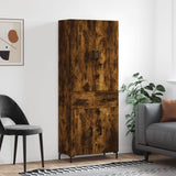 vidaXL Hoge kast 69,5x34x180 cm bewerkt hout sonoma eikenkleurig