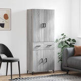 vidaXL Hoge kast 69,5x34x180 cm bewerkt hout sonoma eikenkleurig