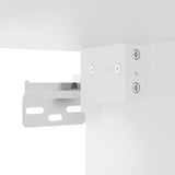 vidaXL Hoge kast 34,5x34x180 cm bewerkt hout betongrijs