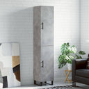 vidaXL Hoge kast 34,5x34x180 cm bewerkt hout wit