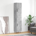 vidaXL Hoge kast 34,5x34x180 cm bewerkt hout wit