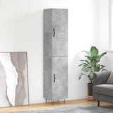 vidaXL Hoge kast 34,5x34x180 cm bewerkt hout wit