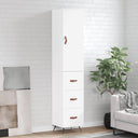 vidaXL Tall cabinet 34.5x34x180 cm engineered wood white