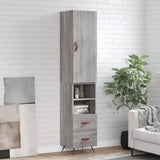 vidaXL Tall cabinet 34.5x34x180 cm engineered wood white