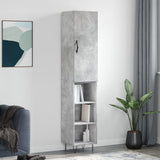 vidaXL Hoge kast 34,5x34x180 cm bewerkt hout wit