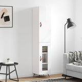 vidaXL Tall cabinet 34.5x34x180 cm engineered wood white