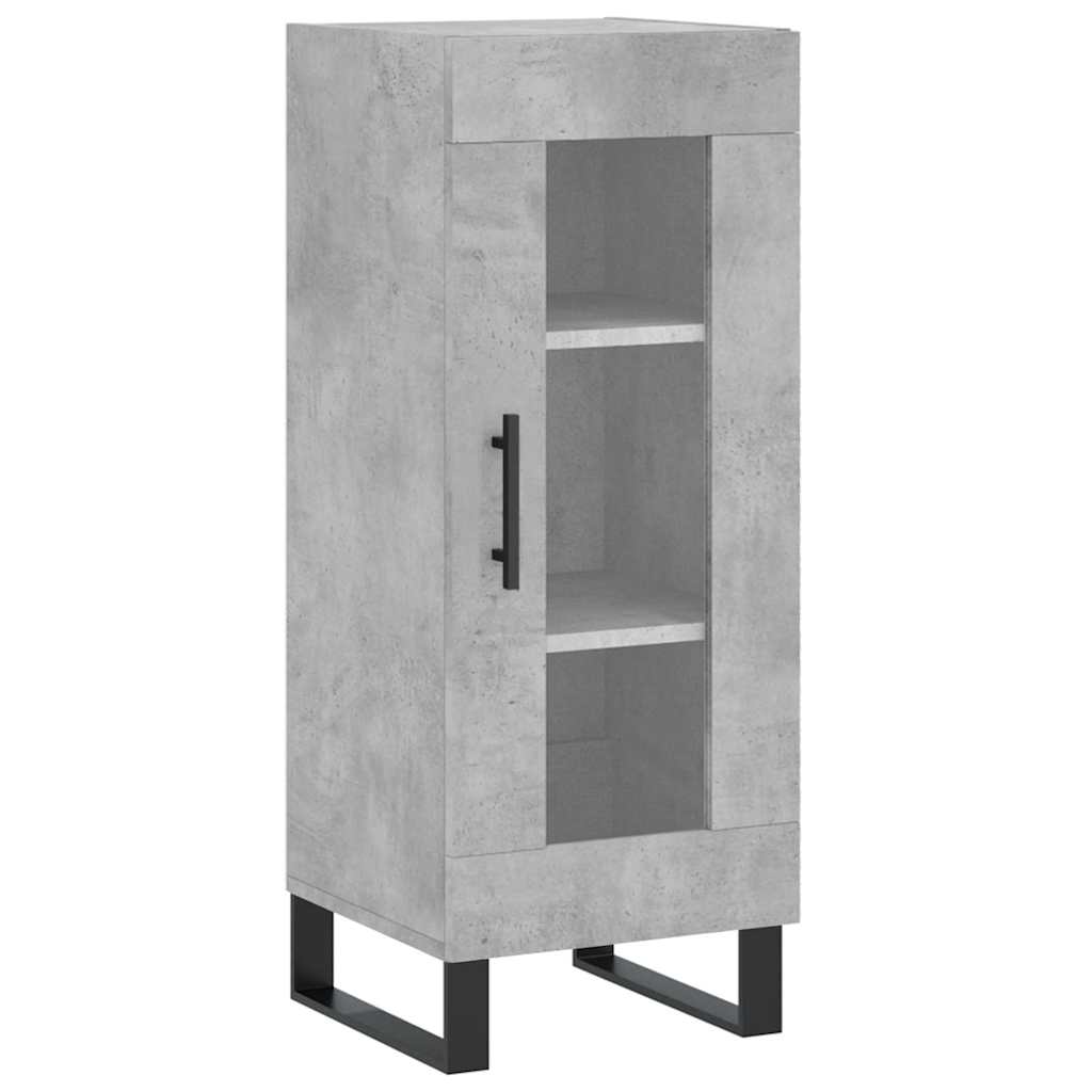 vidaXL Hoge kast 34,5x34x180 cm bewerkt hout wit