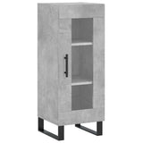 vidaXL Hoge kast 34,5x34x180 cm bewerkt hout wit