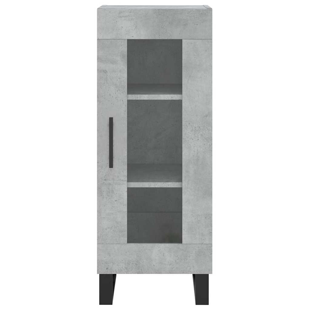 vidaXL Hoge kast 34,5x34x180 cm bewerkt hout wit