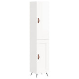 vidaXL Tall cabinet 34.5x34x180 cm engineered wood white