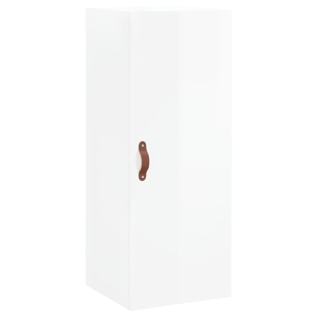 vidaXL Tall cabinet 34.5x34x180 cm engineered wood white