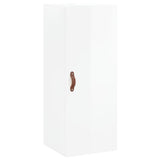 vidaXL Tall cabinet 34.5x34x180 cm engineered wood white