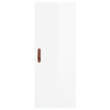 vidaXL Tall cabinet 34.5x34x180 cm engineered wood white