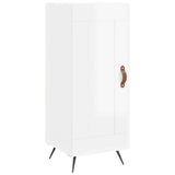 vidaXL Tall cabinet 34.5x34x180 cm engineered wood white