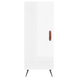 vidaXL Tall cabinet 34.5x34x180 cm engineered wood white
