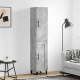 vidaXL Hoge kast 34,5x34x180 cm bewerkt hout wit