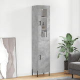 vidaXL Hoge kast 34,5x34x180 cm bewerkt hout wit