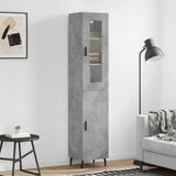 vidaXL Hoge kast 34,5x34x180 cm bewerkt hout wit