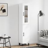 vidaXL Tall cabinet 34.5x34x180 cm engineered wood white