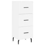 vidaXL Hoge kast 34,5x34x180 cm bewerkt hout wit