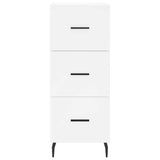 vidaXL Hoge kast 34,5x34x180 cm bewerkt hout wit