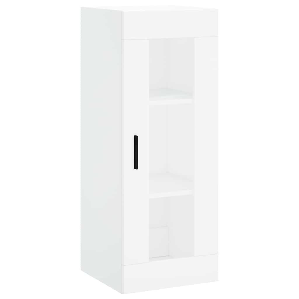 vidaXL Hoge kast 34,5x34x180 cm bewerkt hout wit