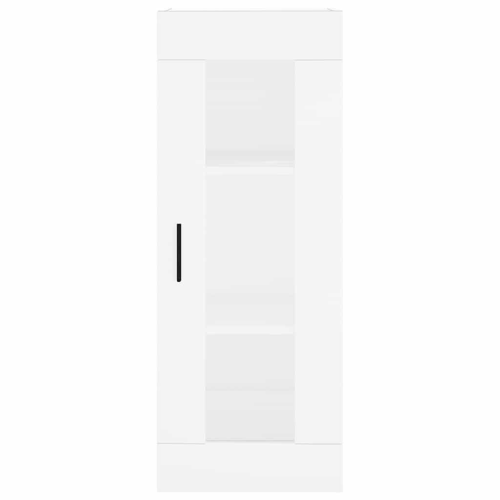 vidaXL Hoge kast 34,5x34x180 cm bewerkt hout wit