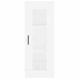 vidaXL Hoge kast 34,5x34x180 cm bewerkt hout wit